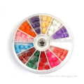 Beautiful 3d rose nail art wheel decoration